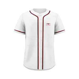 Jersey de béisbol personalizado ligero Último diseño Ropa deportiva transpirable Jersey de béisbol liso cómodo - Product Image 1