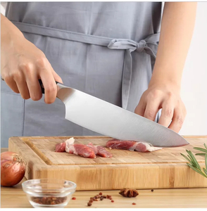 Juego de 3 Cuchillos de Chef al por Mayor - Cuchillos Santoku y Cleaver de Acero Inoxidable 3Cr13 con Mango G10 - Product Image 5