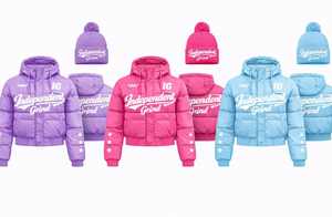 Blouson d'hiver pour femme 2025-26 Coupe courte à taille cintrée Deux tons Col décontracté Respirant et imperméable Grande taille Nouveau style - Product Image 4