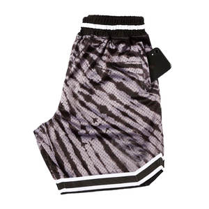 Pantalones cortos de malla precio al por mayor logotipo personalizado ropa de marca gimnasio informal pantalones cortos de calle de malla unisex pantalones cortos personalizados - Product Image 3