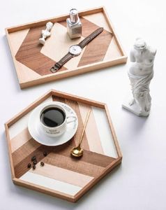 Posavasos redondos de madera de mármol con estilo para la oficina en casa o la inauguración de la casa del HOTEL para uso en la mesa Soporte elegante para tazas y bebidas - Product Image 5