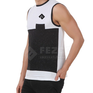 เสื้อกล้ามผู้ชายสีพื้นลำลองสำหรับใส่ในชีวิตประจำวันเสื้อกล้ามโพลีเอสเตอร์ซับเหงื่อสำหรับฝึกซ้อม - Product Image 2