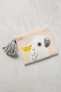 Pochette d'hiver bohème pour femme, motif fraise, mignonne, cadeau idéal pour meilleure amie, pochette à monnaie perlée glacée, portefeuille tendance - Product Image 2