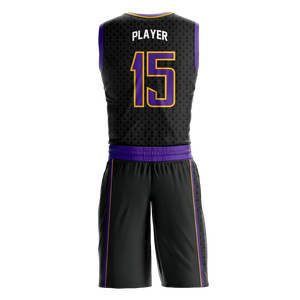 Camisetas de baloncesto unisex personalizadas, conjunto de tela de malla de poliéster 100% de la más alta calidad, servicio técnico impreso transpirable OEM - Product Image 6