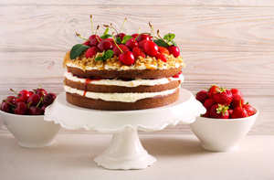 Premium diseño personalizado redondo pulido madera pastel soporte pastel herramientas - Product Image 2