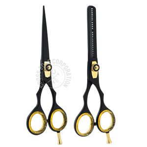Ciseaux de coiffeur à vis réglable en acier inoxydable japonais ciseaux amincissants plats dent pour salon professionnel vente en gros - Product Image 4