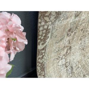พรมตุรกีขนาด 5.7x8.1 ฟุต พรมวินเทจขนาดใหญ่ พรมสีน้ำตาลเทา - Product Image 4