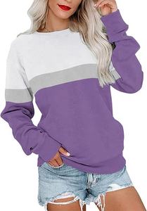 Sweat-shirt décontracté pour femmes nouveau Style conception d'épaule tombante grande taille respirant imperméable arrivant différents Styles pour l'automne - Product Image 5