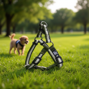 Pettorina per Cani Bicolore Riflettente con Cuciture Rinforzate - Product Image 3