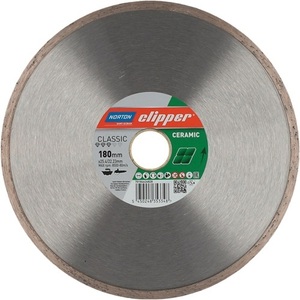 Disques de meulage diamantés NORTON CLIPPER Classic Ceramic 180 mm, largeur de segment 25,4/22,23 mm, épaisseur de segment 1,7 mm - Product Image 1