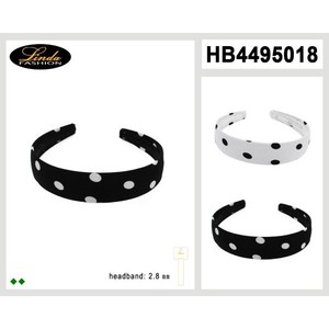 Fascia per Capelli in Tessuto Linda Fashion per Donne, 2,8 mm, Stile Dolce con Fiori, Accessorio Casual per Capelli - Product Image 2