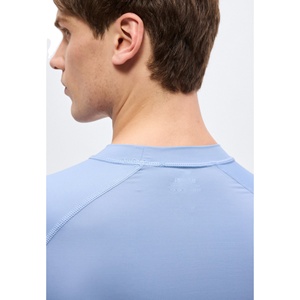 Quick Dry Slim Fit Streetwear Swim T-Shirt Men Polyester Spandex UV Protection Stretch Rash Guard Lightweight <b>Surf</b> Beach Wear - Product Image 5