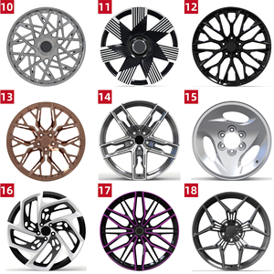 Roue simple en aluminium forgé pour camion lourd, personnalisée OEM & ODM, fraisée brillante, 20 26 pouces, 8x180, application tout-terrain SRW - Product Image 5