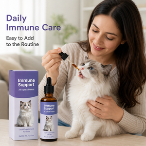 Gouttes de soutien viral pour chats sous marque privée, L-Lysine 250mg pour le système immunitaire et la santé quotidienne, supplément nutritionnel liquide pour chats - Product Image 2