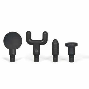 Masseur électrique portable noir Livoo pour le corps, la tête, le cou, les jambes, massage par vibration profonde des tissus, fonctions de massage par percussion, chaleur - Product Image 2