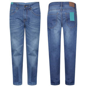 Wahed Effects Denim Jeans Fabriqués Droit Casual Slim Fit Pantalon Jeans Hommes Fermeture à glissière Jeans pour Hommes - Product Image 3