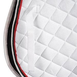 Venta caliente Santa Claus Horse Saddle Pad | Numnah sublimado Blanco | Regalo de Navidad para jinetes ecuestres (tamaño de la mazorca) - Product Image 6