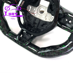 พวงมาลัยรถยนต์ทำจากคาร์บอนไฟเบอร์ LED สำหรับรถ <span class=keywords><strong>Lamborghini</strong></span> Gallrado <span class=keywords><strong>Aventador</strong></span> Huracan LP560 LP550 LP570การออกแบบสไตล์การแข่ง - Product Image 3