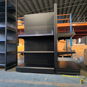 <strong>Metal</strong> <strong>Pegboard</strong> Shelves Gandola Shelves Supermarkets End Cap Display Shelves - Product Image 2
