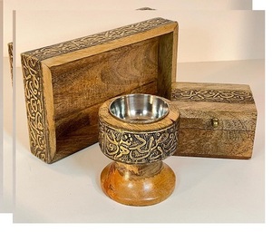 ธูปไม้ทำมือหรูหราที่ใส่ธูปทองเหลืองผู้ถือธูปหอมของใช้ในครัวเรือนอาหรับ - Product Image 5