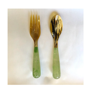 Juego de Cubiertos de Resina Premium con Mango de Cuerno, Perfecto para Comer en Casa, Restaurantes y Recepción de Invitados, Hecho a Mano en India - Product Image 4