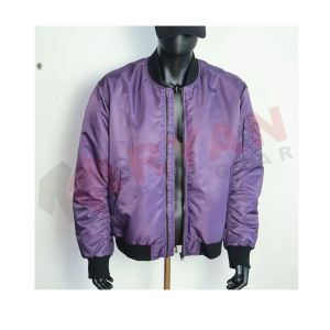 High Quality Wool Genuine Leather College Varsity Jacket Winter Customized Knitted Sleeves with Embroidery Decoration Price - Product Image 1