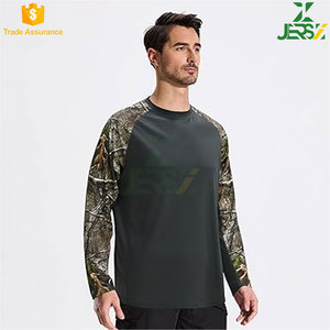 เสื้อกีฬาตกปลาแบบยูนิเซ็กซ์ ไซส์พลัส ผ้าสแปนเด็กซ์/โพลีเอสเตอร์ ป้องกันรังสียูวี 50+ ระบายอากาศได้ดี แขนยาว เหมาะสำหรับกิจกรรมกลางแจ้งและเดินป่า - Product Image 3