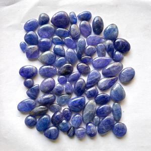100% naturel bleu Tanzanite Cabochon mélange forme Cabochon pierre de naissance haute qualité pierre précieuse en vrac - Product Image 3