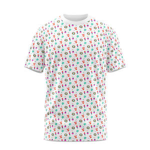 Camiseta de entrenamiento de poliéster para hombre, camiseta atlética de secado rápido que absorbe la humedad, logotipo personalizado, OEM - Product Image 1