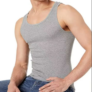 100% algodón de alta calidad Muscle Tank Top Gym Body Builder Fashion Tank Top para hombres - Product Image 1