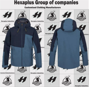 Veste imperméable d'extérieur unisexe de style printemps avec logo personnalisé en nylon à capuche avec traitement collé Vêtements de pluie populaires à la mode - Product Image 6