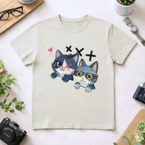 T-Shirt Unisex 100% Cotone 210GSM Stile Casual Personalizzabile con Stampa Serigrafica Disponibile in Taglia 2XL Opzioni di Stampa DTG - Product Image 1