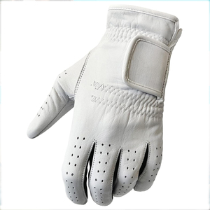 Gants de golf de sport pour adultes de conception personnalisée de qualité supérieure en cuir véritable respirant et imperméable en peau de mouton antidérapant et confortable - Product Image 6