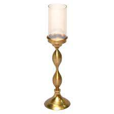 Bougeoir en aluminium fini or fabriqué à la main de qualité supérieure décoration de la maison élégante pour Noël et Pâques lanterne et pot en métal - Product Image 5