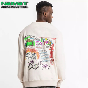 Venta al por mayor de lana pesada de media cremallera bordado Logo Linda sudadera dibujos animados cremallera sudaderas con capucha con Pock sudadera pulóver - Product Image 4