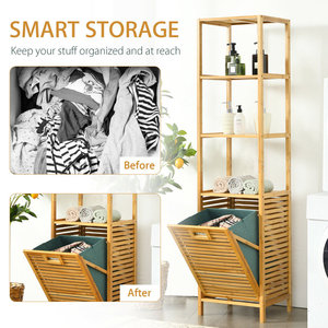 Mueble de Baño Independiente de Madera Maciza DreamCraft, Elegante Mueble de Baño de Vietnam - Product Image 6