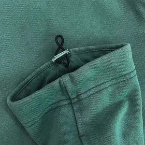 2025 Shorts de gymnastique pour hommes lavage à l'acide Streetwear Logo personnalisé broderie impression 100% coton Jogging Shorts motif décoration - Product Image 5