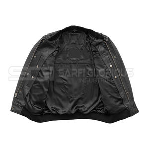 Vêtements pour hommes vente chaude veste en cuir nouvelle mode veste en cuir pour hommes vestes en cuir coupe-vent - Product Image 3