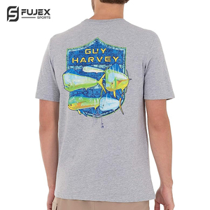 ผู้ผลิตโดยตรง! เสื้อยืดตกปลากันน้ำระบายอากาศได้ดีสั่งทำฉลากส่วนตัวได้ - Product Image 1