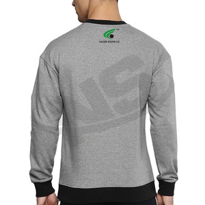 เสื้อสเวตเตอร์ผ้าฝ้ายผสมดีไซน์ใหม่สำหรับผู้ชายเสื้อสวมหัวอบอุ่นในฤดูหนาวทำจากสไตล์ลำลอง - Product Image 2