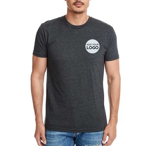 T-shirts à col rond en jersey doux Tri-Blend pour hommes Logo personnalisé Unisexe BELLA + CANVAS T-shirts à manches courtes en jersey pour hommes - Product Image 5