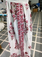 Robe longue décontractée pour femmes, impression en bloc exclusive, style bohème élégant, inspirée de la mode, robe de plage pour femmes, robe de soleil florale, tenue de villégiature