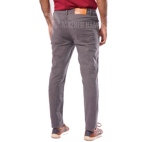 กางเกงยีนส์ขายาวสำหรับผู้ชายกางเกงยีนส์ทรงพอดีตัวออกแบบได้ตามต้องการ - Product Image 5