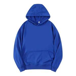 Color sólido teñido pulóver sudaderas con capucha gota hombro y ropa de calle de gran tamaño al por mayor personalizable hombres pulóver sudaderas con capucha - Product Image 2