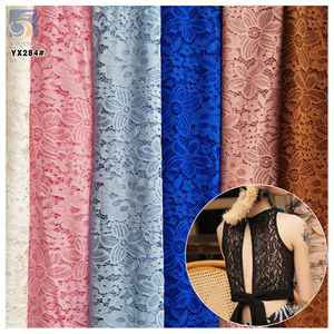 قماش دانتيل مطاطي جديد وعصري YX284، 90% نايلون و10% سباندكس، مناسب للملابس الداخلية - Product Image 1