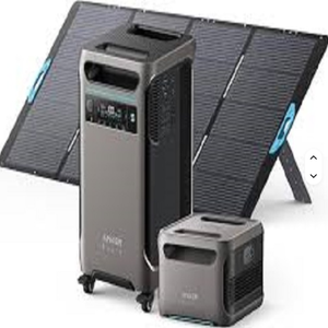 2025 Portable Power Station F3800 BP3800 Expansion Battery 7.68kWh Capacity 6000W AC Output <b>Solar</b> <b>Generator</b> - Product Image 1