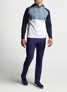 เสื้อฮู้ดแขนยาวสำหรับผู้ชายเสื้อฮู้ดแบบกำหนดเองมีซิป1/4โพลีเอสเตอร์สแปนเด็กซ์แขนยาวสำหรับใส่ตีกอล์ฟ - Product Image 2