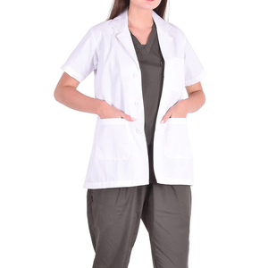 Venta al por mayor de moda caliente abrigos de algodón Doctor Bata Hospital uniformes médico Dental Lab Batas - Product Image 1