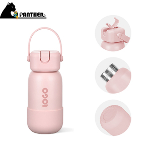Botella Aislada de 16 oz con Revestimiento de Goma Suave al Tacto, Doble Pared de Acero Inoxidable, Taza de Agua para Gimnasio y Fitness, Logotipo Personalizado, Venta al Por Mayor OEM - Product Image 1