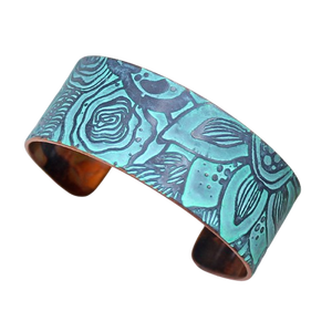 2025 Florida New Year <b>Copper</b> Purple Glass <b>Bangles</b> Colorful Jewelry Handcrafted Natural Design Bracelet <b>Copper</b> Jewelry for Women - Product Image 4